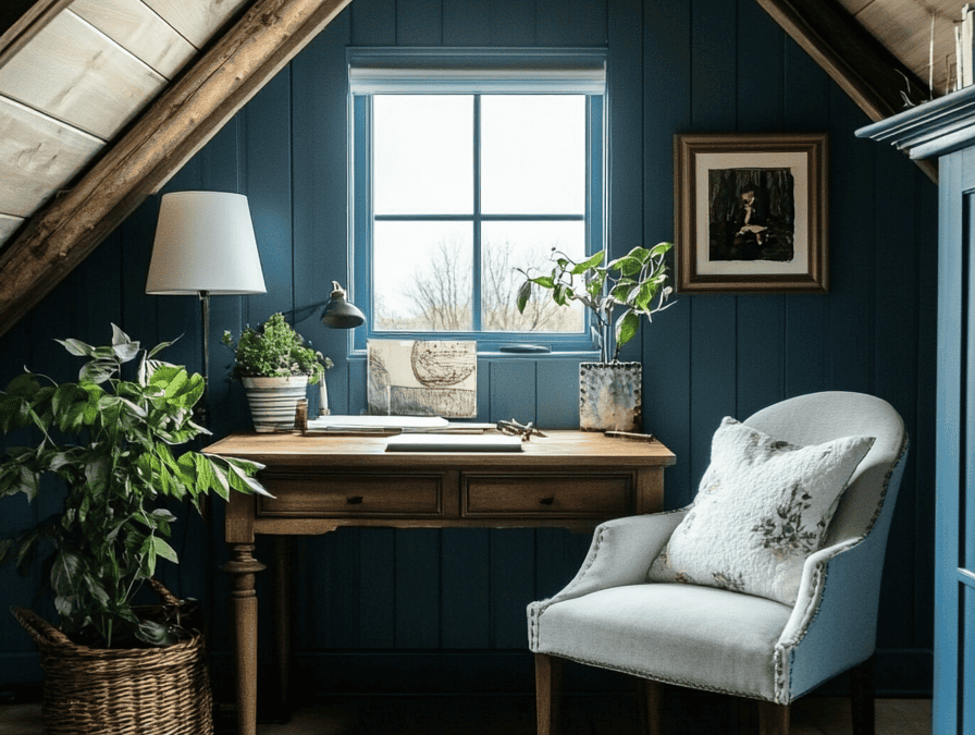 57 Attic Office Ideas That’ll Make Working From Home a Dream