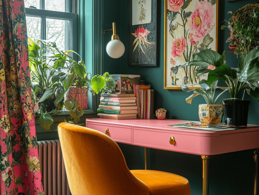 19 Colorful Home Office Ideas to Boost Your Creativity & Brighten Your Day